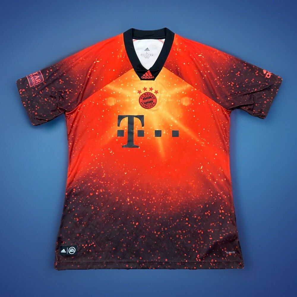 Bayern Munich 2018 Ea Sports Special Edition Football Shirt Jersey Adidas Large